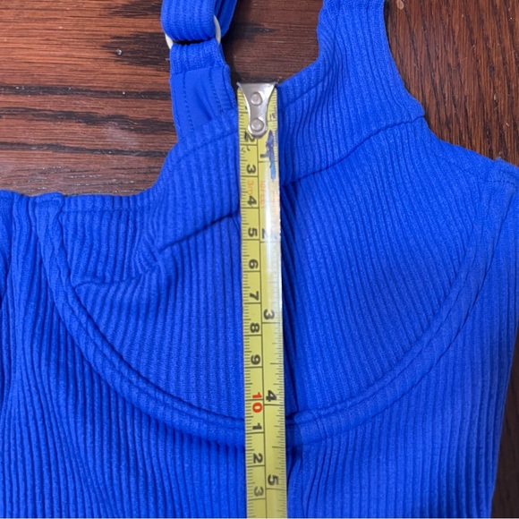 Zulu & Zephyr Rib Marine Blue One Piece Swimsuit US 4 - Picture 10 of 10